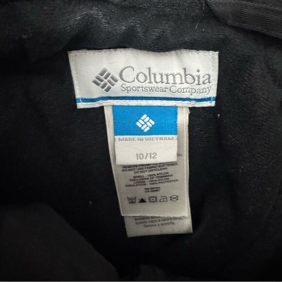 Columbia black snow pants size 10/12 - Picture 3 of 4